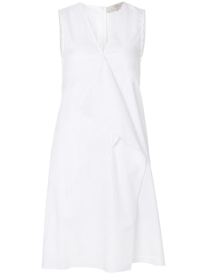L'autre Chose Draped Front Dress - White