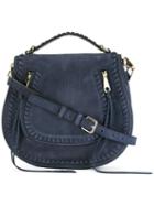 Rebecca Minkoff Vanity Saddle Crossbody Bag, Women's, Blue, Leather