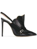 Racine Carree Panelled Pumps - Black