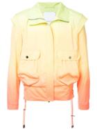 Ports V Gradient Bomber Jacket - Yellow