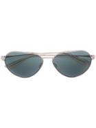 Barton Perreira Aviator Sunglasses - Metallic