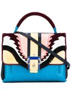 Paula Cademartori - Petite Faye Tote - Women - Leather/suede - One Size, Women's, Blue, Leather/suede