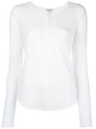 James Perse Henley T-shirt, Women's, Size: Xs, White, Cotton