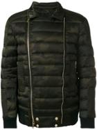 Balmain Camouflage Padded Jacket - Green