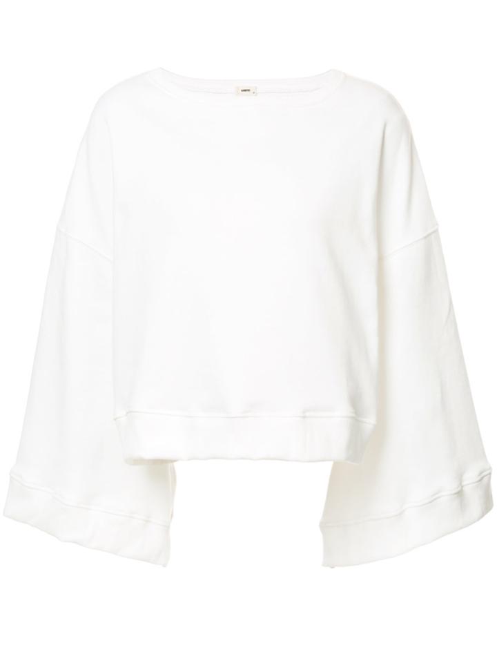 Warm Minimal Sweatshirt - White