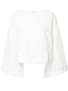 Warm Minimal Sweatshirt - White