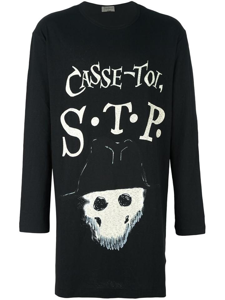 Yohji Yamamoto S.t.p.pt Front T-shirt