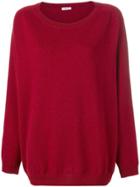 P.a.r.o.s.h. Oversized Knitted Jumper - Red
