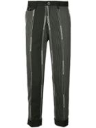 Education From Youngmachines Branding Stripes Tailored Trousers -