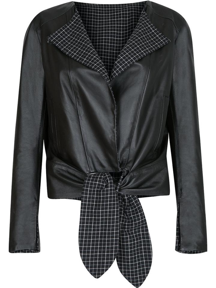 Lilly Sarti - Leather Jacket - Women - Leather - 38, Black, Leather