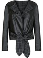 Lilly Sarti - Leather Jacket - Women - Leather - 38, Black, Leather
