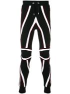 Balmain Union Jack Track Pants - Black