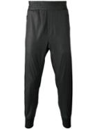 Wooyoungmi - Cuffed-ankle Tailored Trousers - Men - Elastodiene/polyester/viscose - 48, Black, Elastodiene/polyester/viscose
