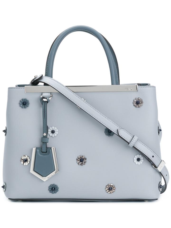 Fendi Petite 2jours Tote Bag - Blue