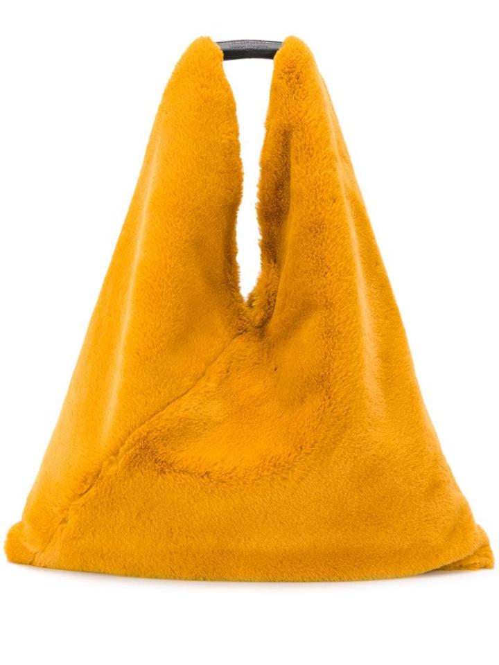 Mm6 Maison Margiela Japanese Faux Fur Tote - Yellow