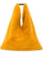 Mm6 Maison Margiela Japanese Faux Fur Tote - Yellow