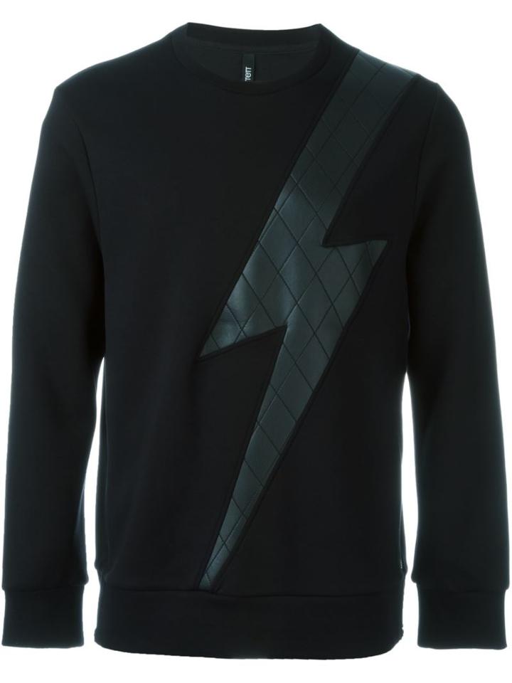 Neil Barrett Lightning Bolt Patch Sweatshirt