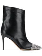 Alexandre Vauthier Embellished Stiletto Boots - Black