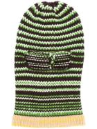 Calvin Klein 205w39nyc Striped Ski Mask - Green