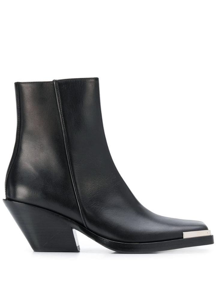 Acne Studios Squared Toe Boots - Black