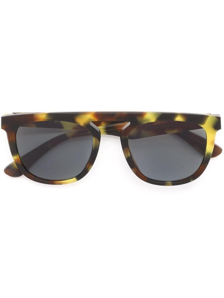 Mykita Maison Martin Margiela X Mykita 'mmraw004' Sunglasses, Adult Unisex, Green, Acetate