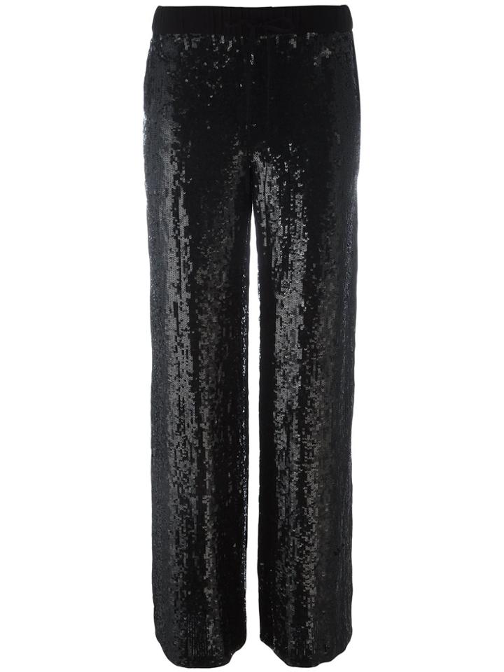P.a.r.o.s.h. Sequin Trousers - Black