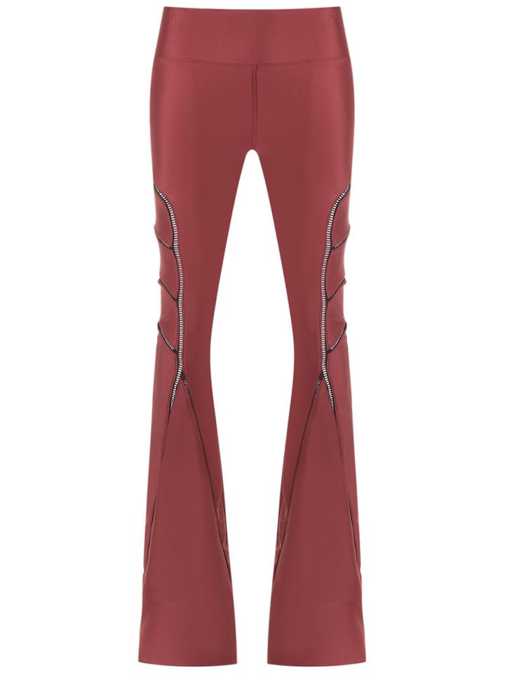 Andrea Bogosian Wide Leg Trousers, Women's, Size: P, Red, Polyamide/spandex/elastane