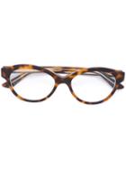 Dior Eyewear 'montaigne 36' Glasses, Brown, Acetate