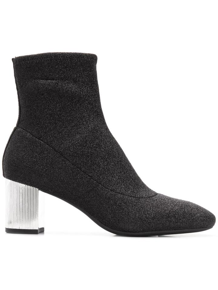 Michael Michael Kors Stretch-knit Ankle Boots - Black