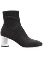 Michael Michael Kors Stretch-knit Ankle Boots - Black