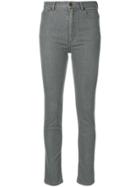 Y / Project Cut Out Skinny Jeans - Grey