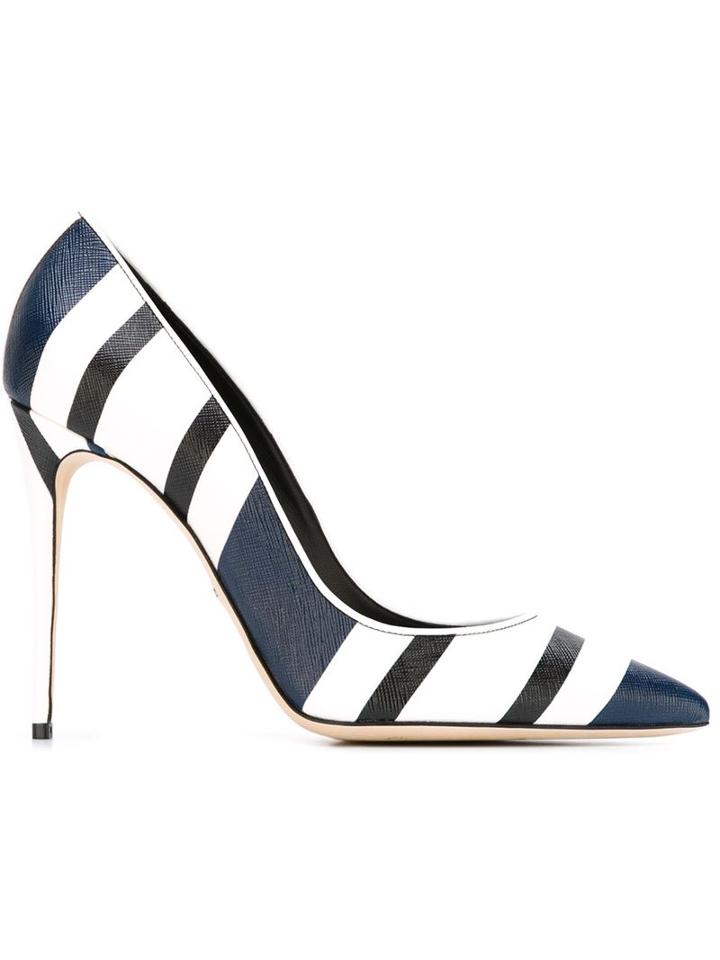 Dolce & Gabbana Striped Pumps