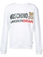 Moschino - Underbear Sweatshirt - Men - Cotton - M, White, Cotton