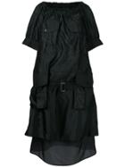 Sacai Patch Pocket Dress - Black