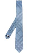Burberry Striped Tie - Blue