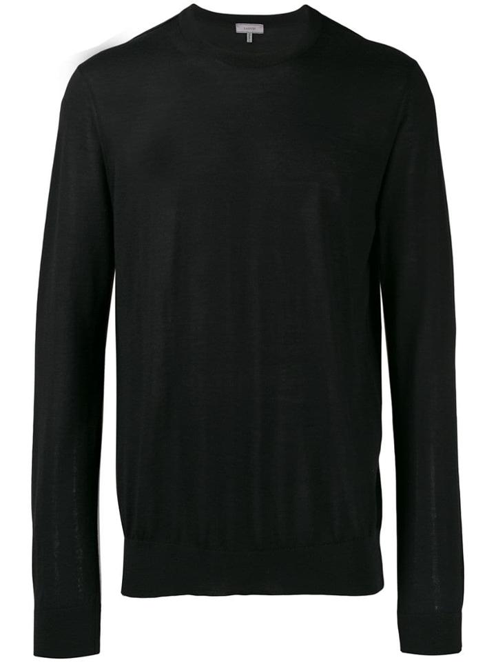 Lanvin Fine Knit Jumper - Black