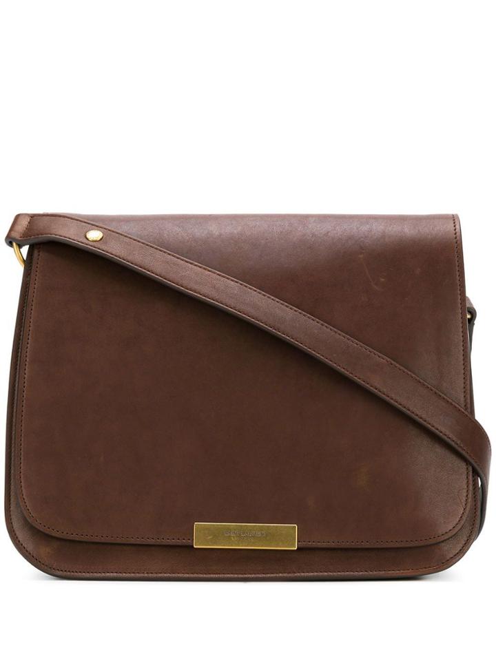 Saint Laurent Saddle Shoulder Bag - Brown