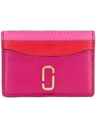 Marc Jacobs Double J Card Holder - Pink & Purple