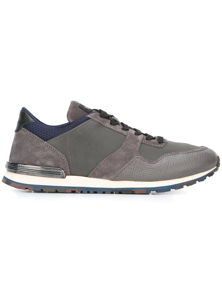 Tod's Panelled Lace-up Sneakers