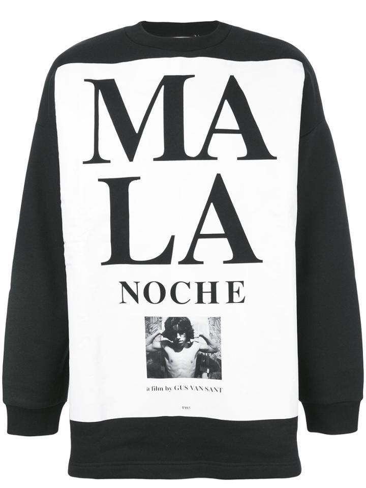 Études Mala Noche Motif Sweatshirt - Black