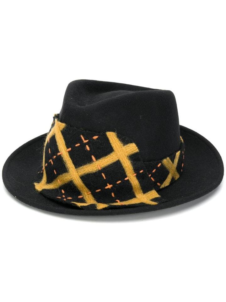 Le Chapeau Le Chapeau 4892 Nero+var 20 Leather/fur/exotic
