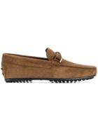 Tod's Buckle-detailed Loafers - Brown