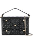 Boutique Moschino - Bow Cross Body Bag - Women - Calf Leather - One Size, Black, Calf Leather