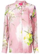 Blumarine Floral Print Shirt - Pink