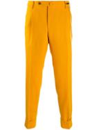 Pt01 Flannel Slim-fit Trousers - Yellow