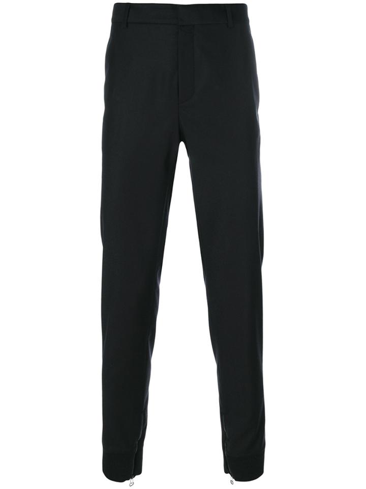 Lanvin Zipped Cuff Tailored Trousers - Black
