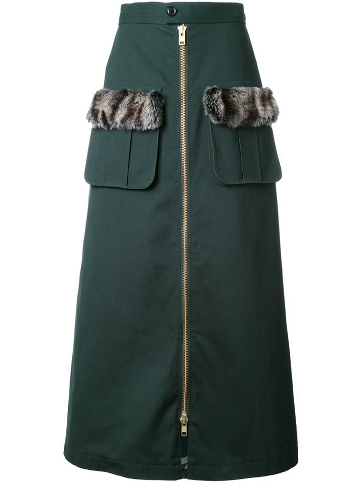 Kolor Zipped Skirt