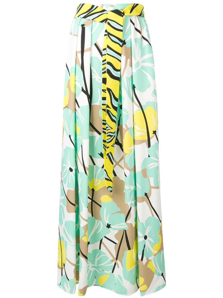 Cavalli Class Tie Waist Skirt - Green