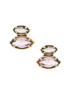 Camila Klein Crystal Embellished Earrings - Metallic