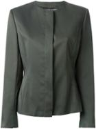 Jean Louis Scherrer Pre-owned Classic Crepe Jacket - Grey